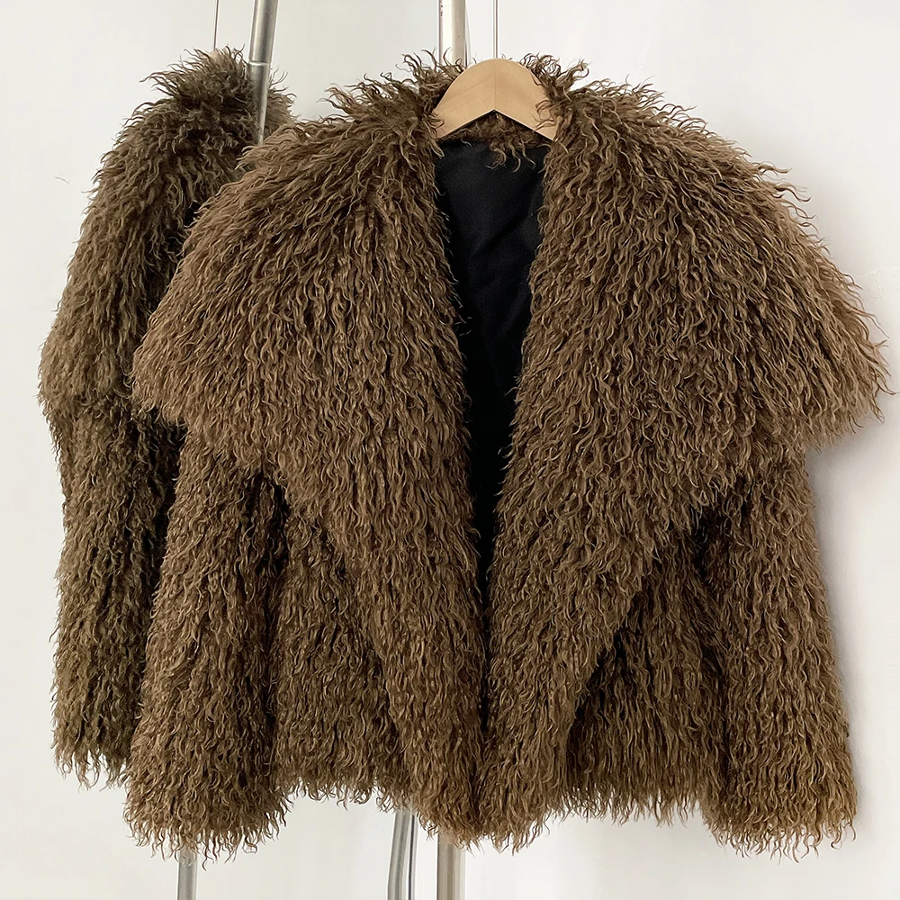 Mens Fashion Store - Fur Coat Eco-friendly Faux Fur Coats