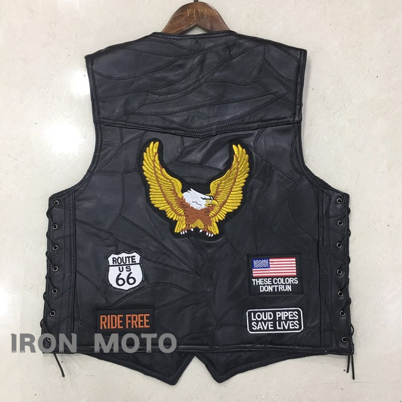 Men'S Fashion Leather Jacket - NEW Motorcycle Vests Men Cafe Moto