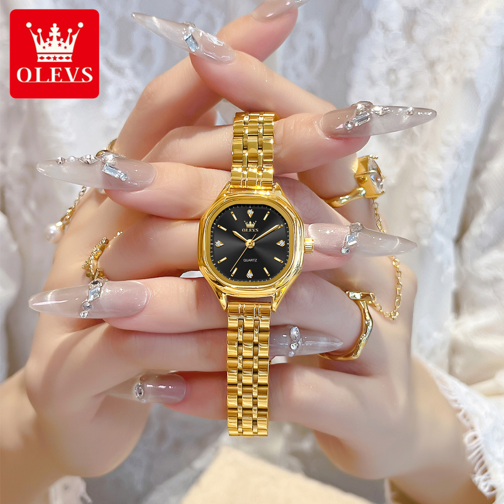 Mens Fashion Watch - OLEVS 5888 Ladies Watches Gold Original