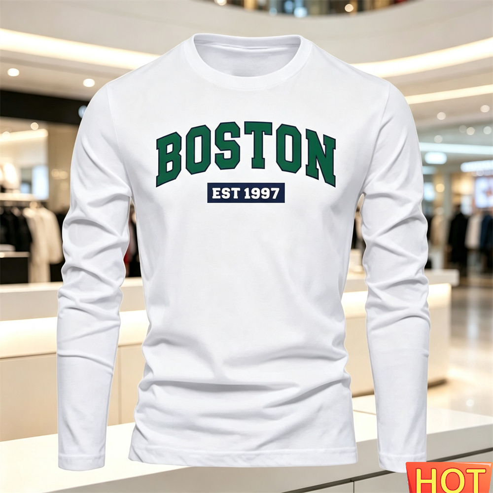 Men'S Fashion Rules - Autumn Summer Men's long sleeved T-shirt