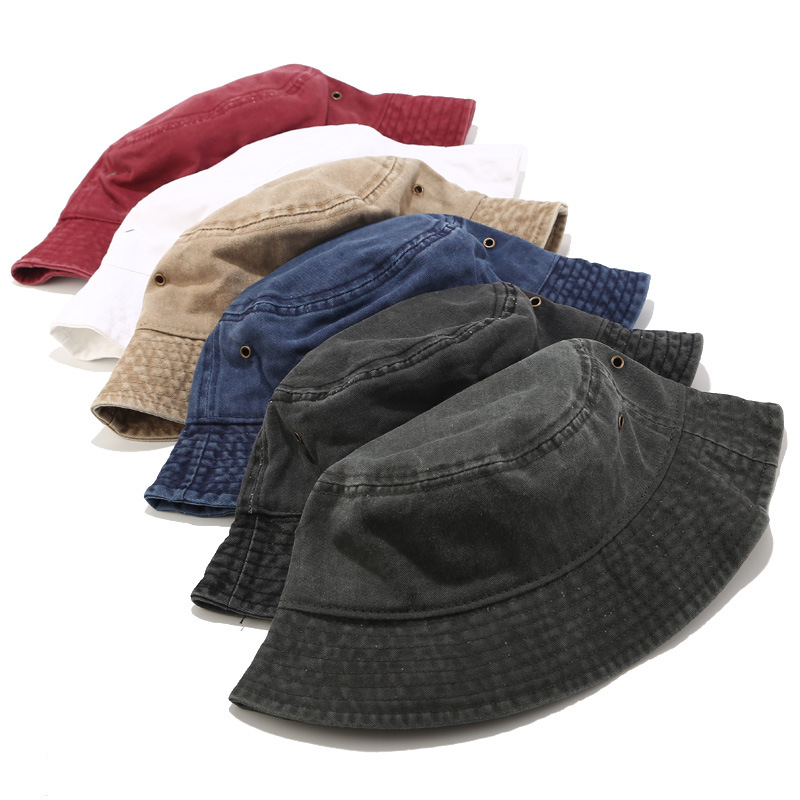 Mens Fashion Bucket Hat - 2025 New Fisherman Hat Vintage Denim