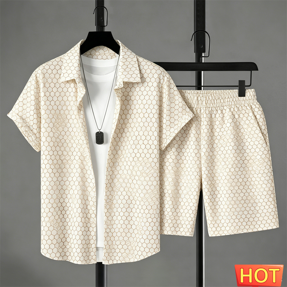 Men'S Fashion Rules - Summer Outfits Man Shirt Set Gradient