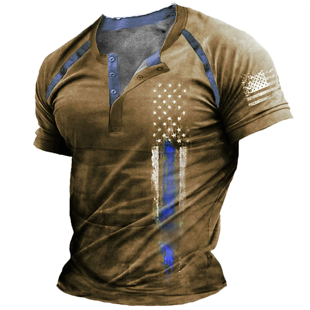 Men'S Fashion Rules - Funny 3D American Flag Print Men's