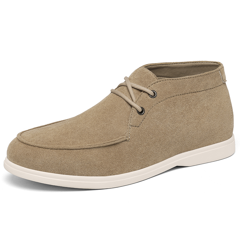 Fashion Men'S Boots - Classic British Style Suede Leather Chukka