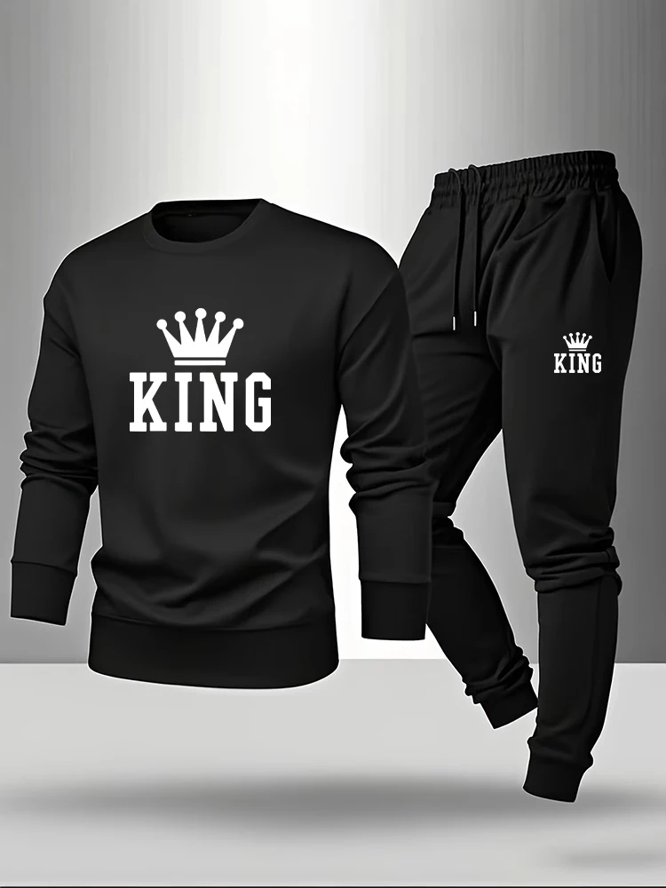 Men Fashion King - King Pringt Men Longsleeve T-shirt &