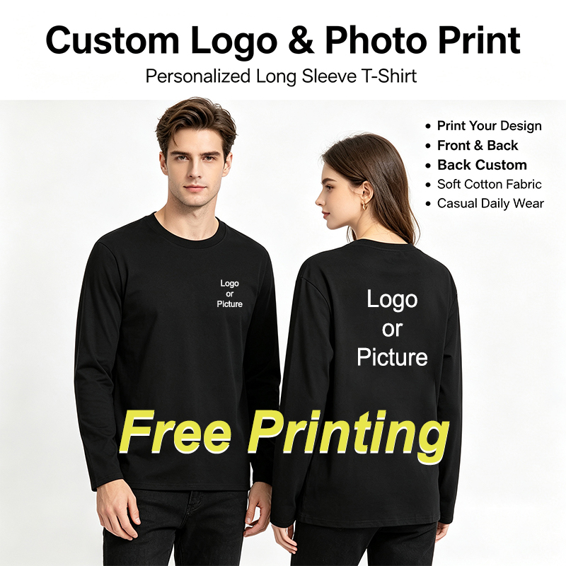 Men'S Fashion Rules - Customized Cotton Long Sleeve T-shirts Men
