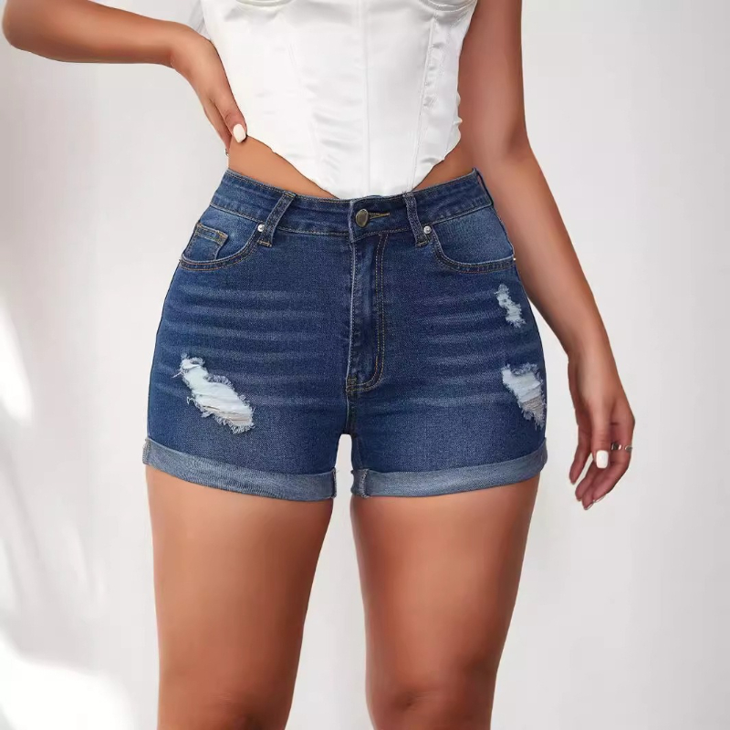 Skinny Jeans Ripped - Women Jeans Hight Waist Pants Ripped