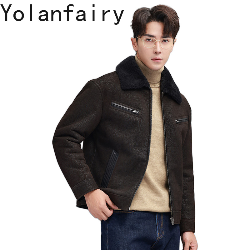 YOLANFAIRY Vintage Fashion Nat - Men'S Fashion Leather Jacket recension och pris