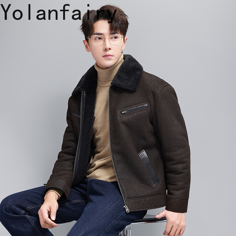 YOLANFAIRY Vintage Fashion Nat - Men'S Fashion Leather Jacket recension och pris