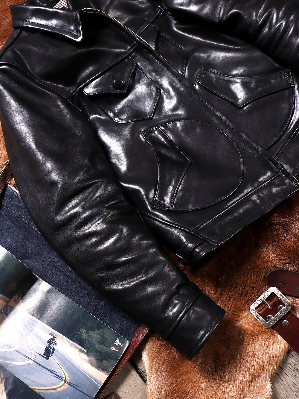 Full Grain Batik Vegetable Tan - Men'S Fashion Leather Jacket recension och pris