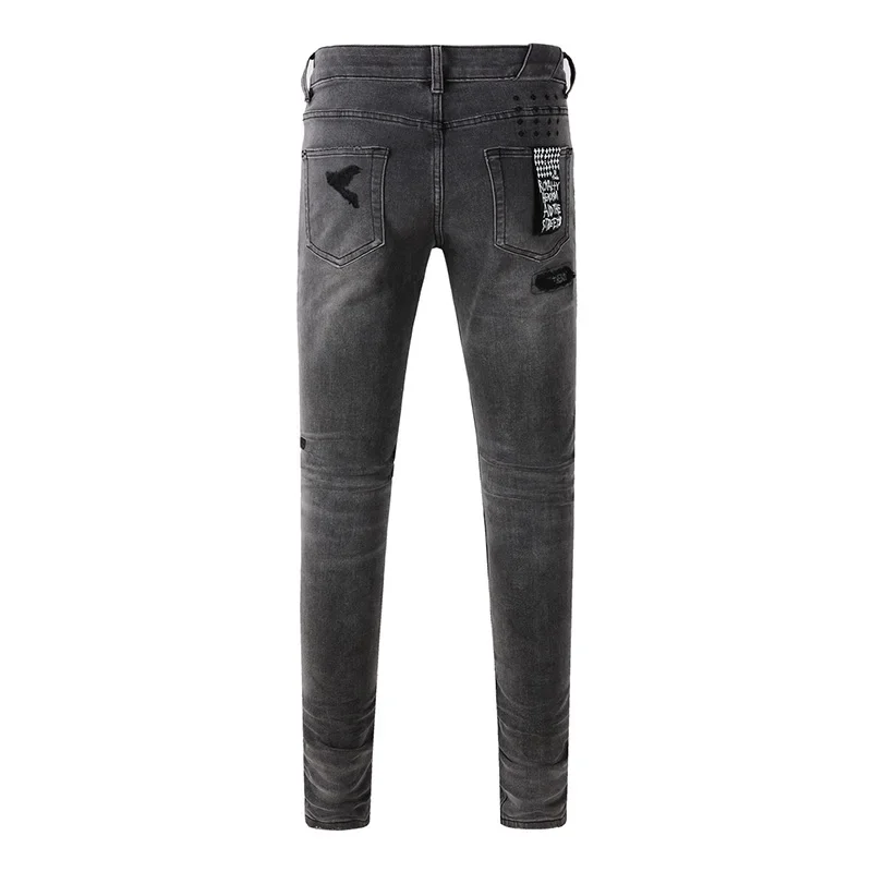 Men's High Street Distressed A - Skinny Jeans Ripped recension och pris