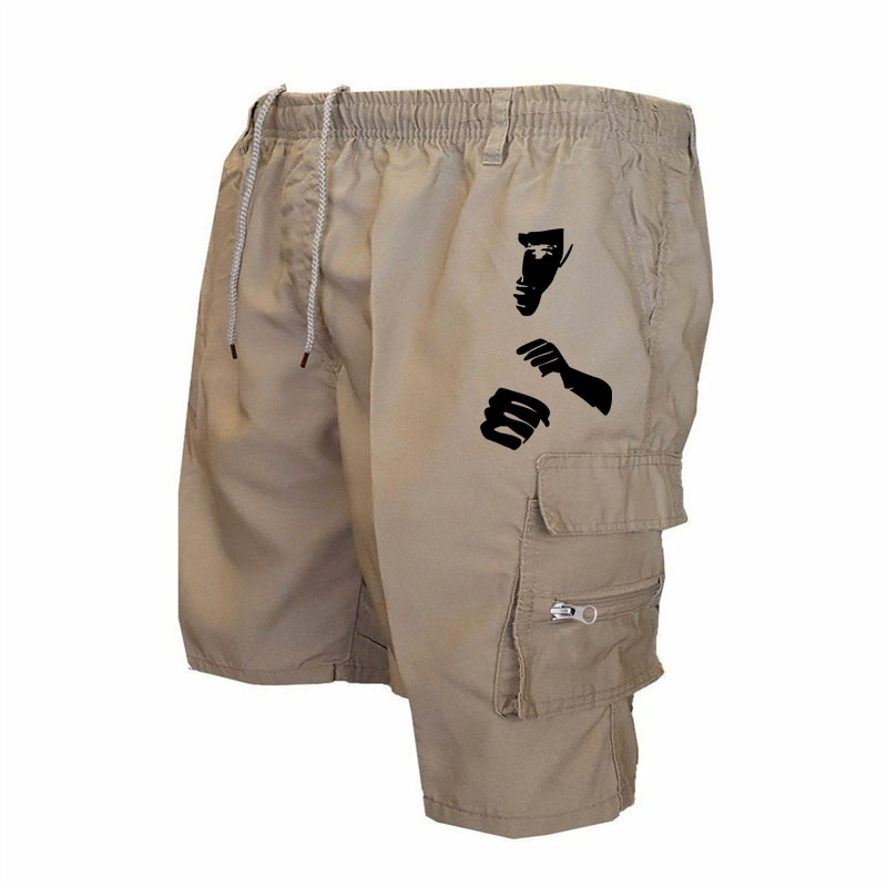 Fashion Print Workwear Shorts  - Mens Fashion Cargo Pants recension och pris
