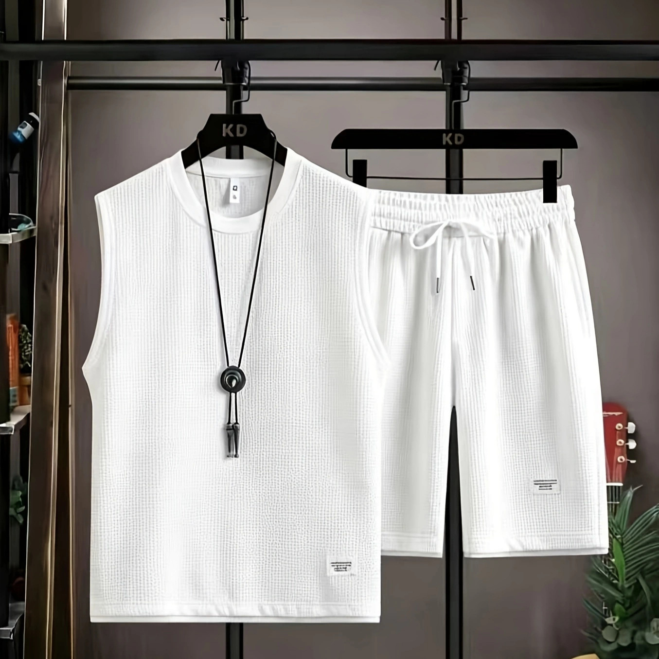 Summer men's vest sets high qu - Men'S Fashion recension och pris