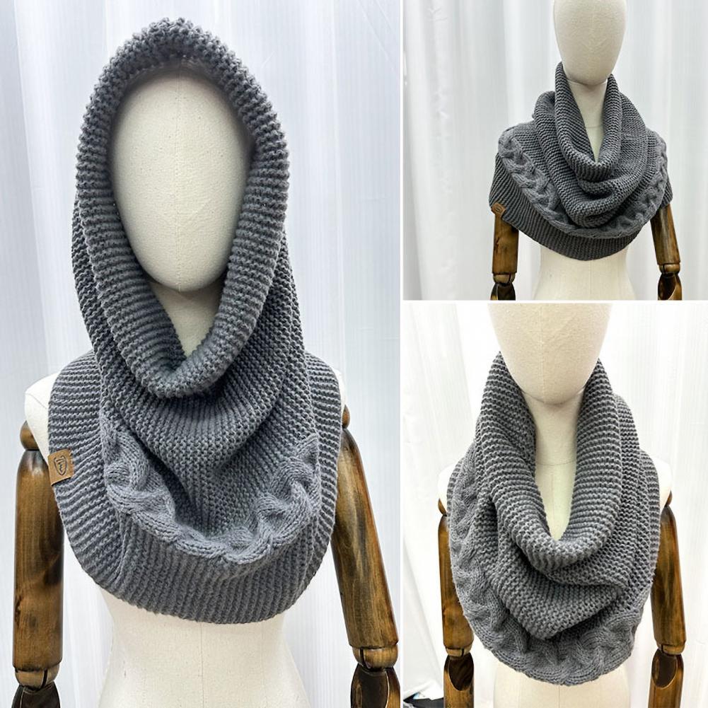 Winter Knitting Scarf Women Me - Men'S Fashion With Hat recension och pris