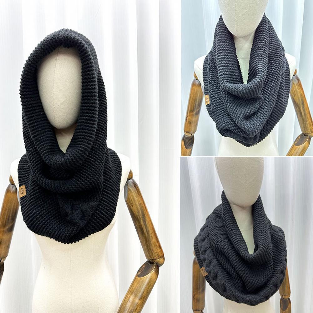 Winter Knitting Scarf Women Me - Men'S Fashion With Hat recension och pris