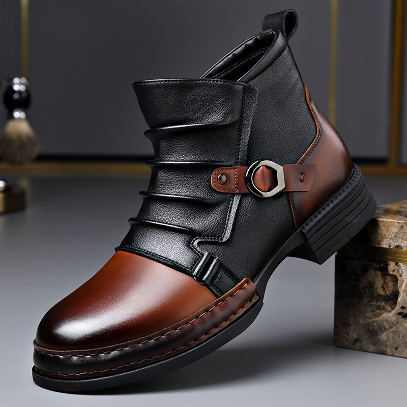 Autumn Winter Retro Ankle Boot - Fashion Men'S Boots recension och pris