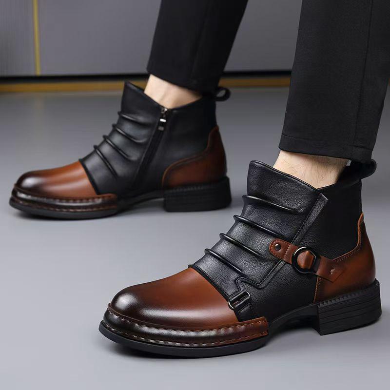 Autumn Winter Retro Ankle Boot - Fashion Men'S Boots recension och pris