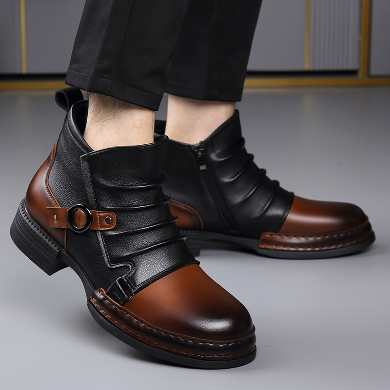 Autumn Winter Retro Ankle Boot - Fashion Men'S Boots recension och pris