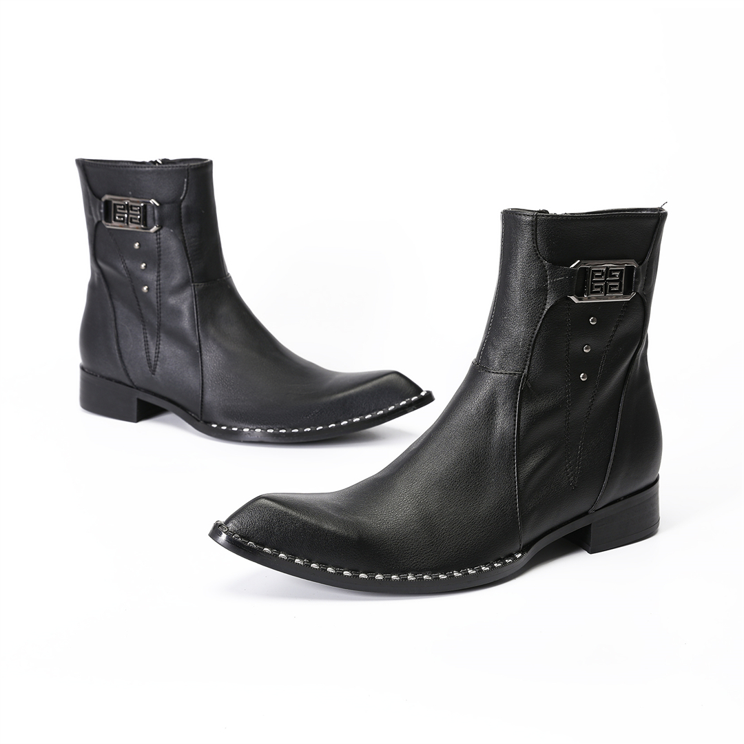 fashion black pointed toe men  - Mens Fashion Dress Shoes recension och pris