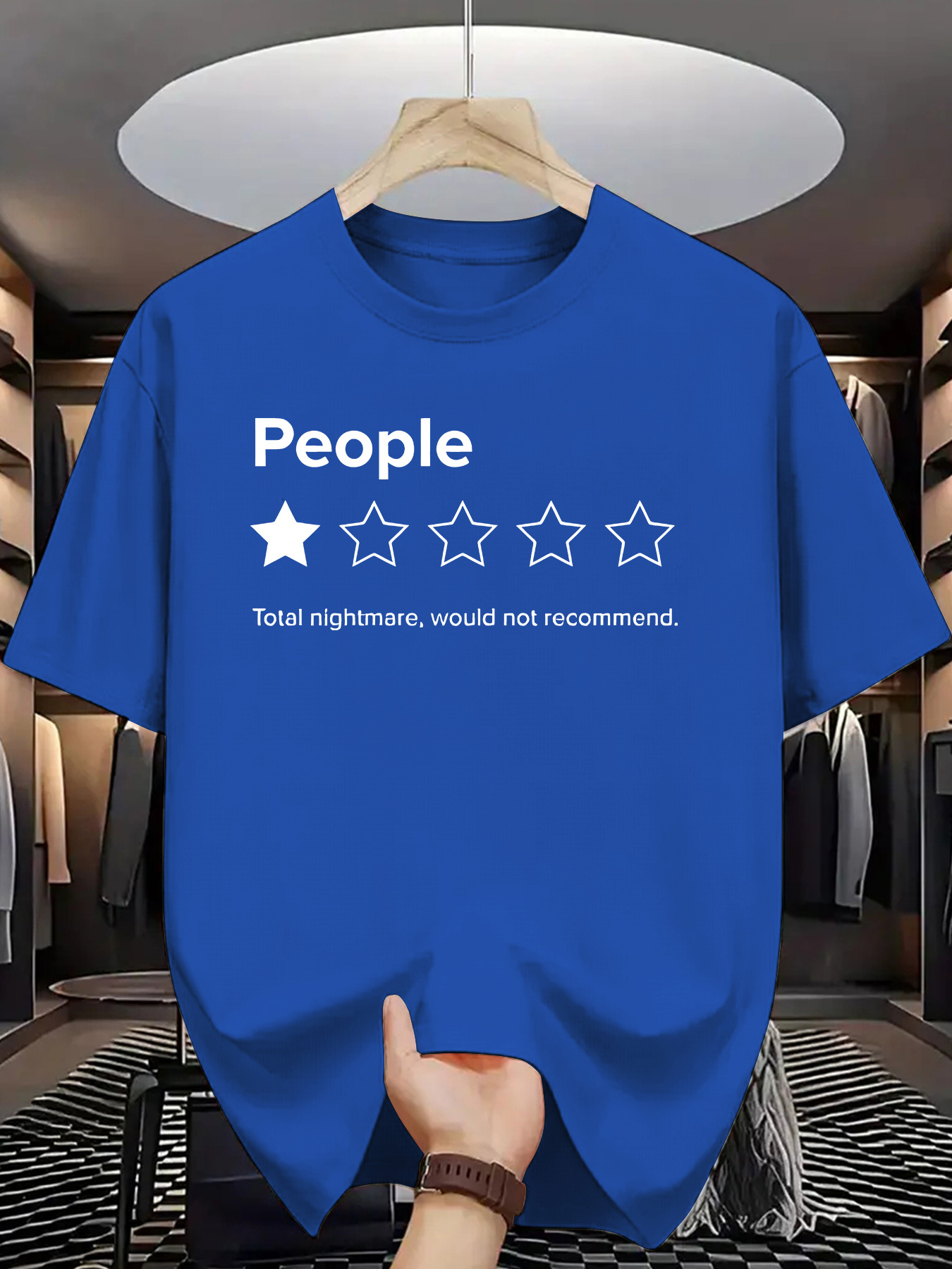 People 1 Star Review Print Gra - Men'S Fashion Reviews recension och pris