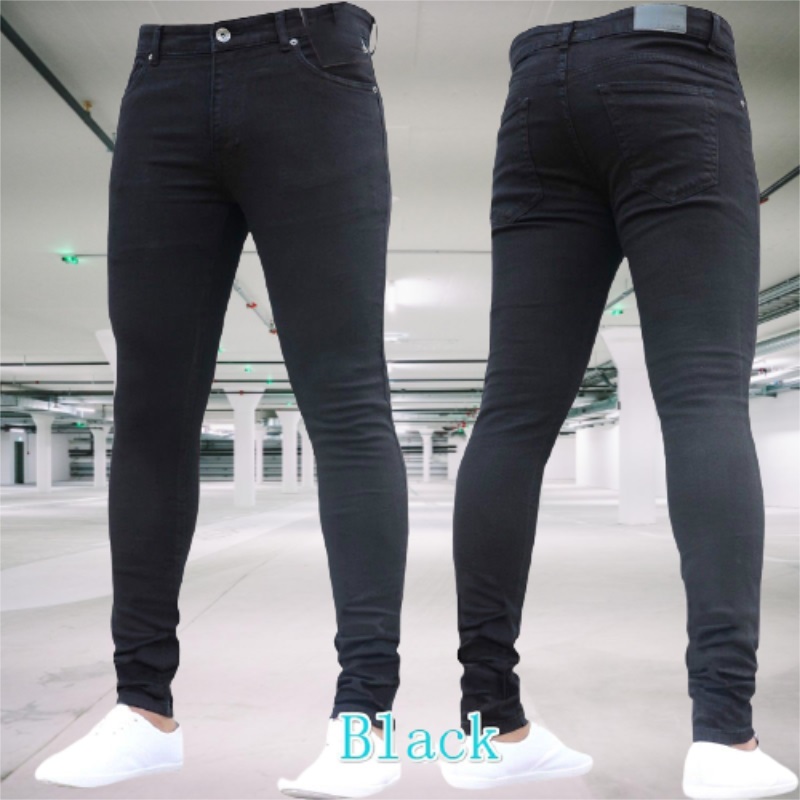 Men's Jeans Stretch Slim Fit T - Skinny Jeans Ripped recension och pris