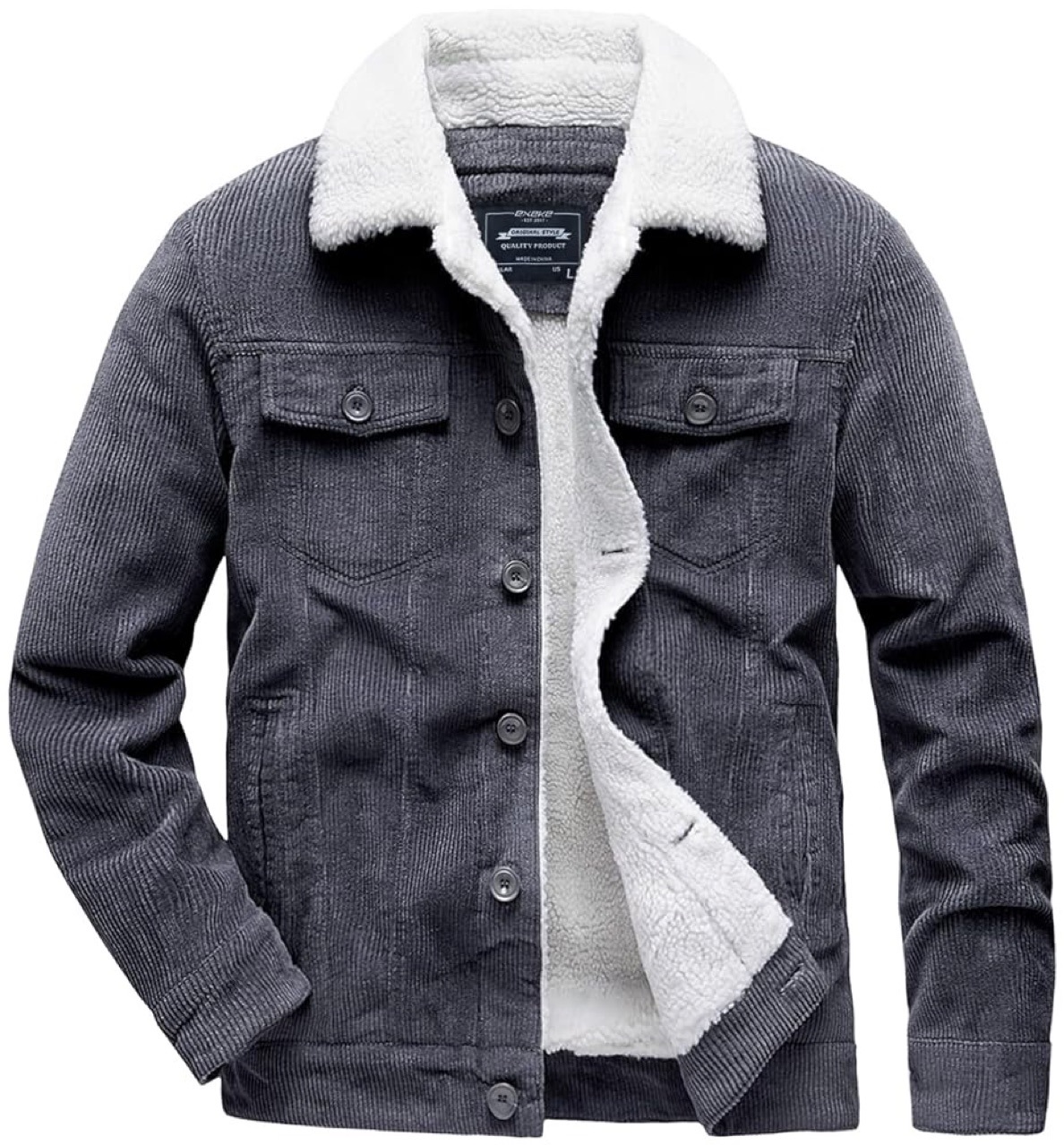 Winter Corduroy Jacket Men Vin - Corduroy Jacket Men recension och pris