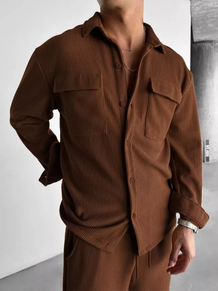2025 Spring Casual Mens Two Pi - Corduroy Jacket Men recension och pris