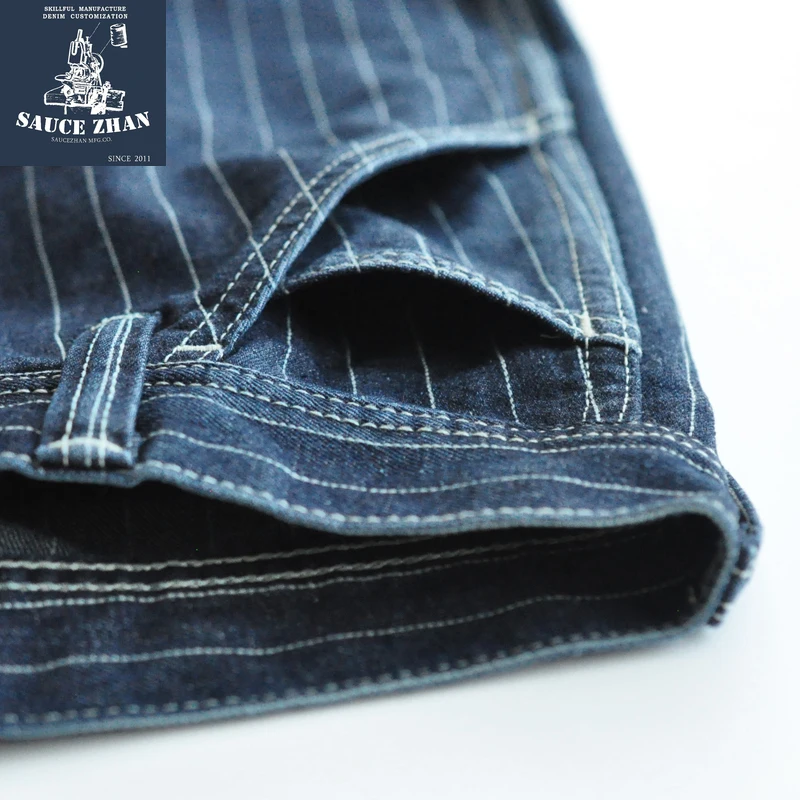 Saucezhan Striped Jeans Men Vi - Skinny Jeans Ripped recension och pris