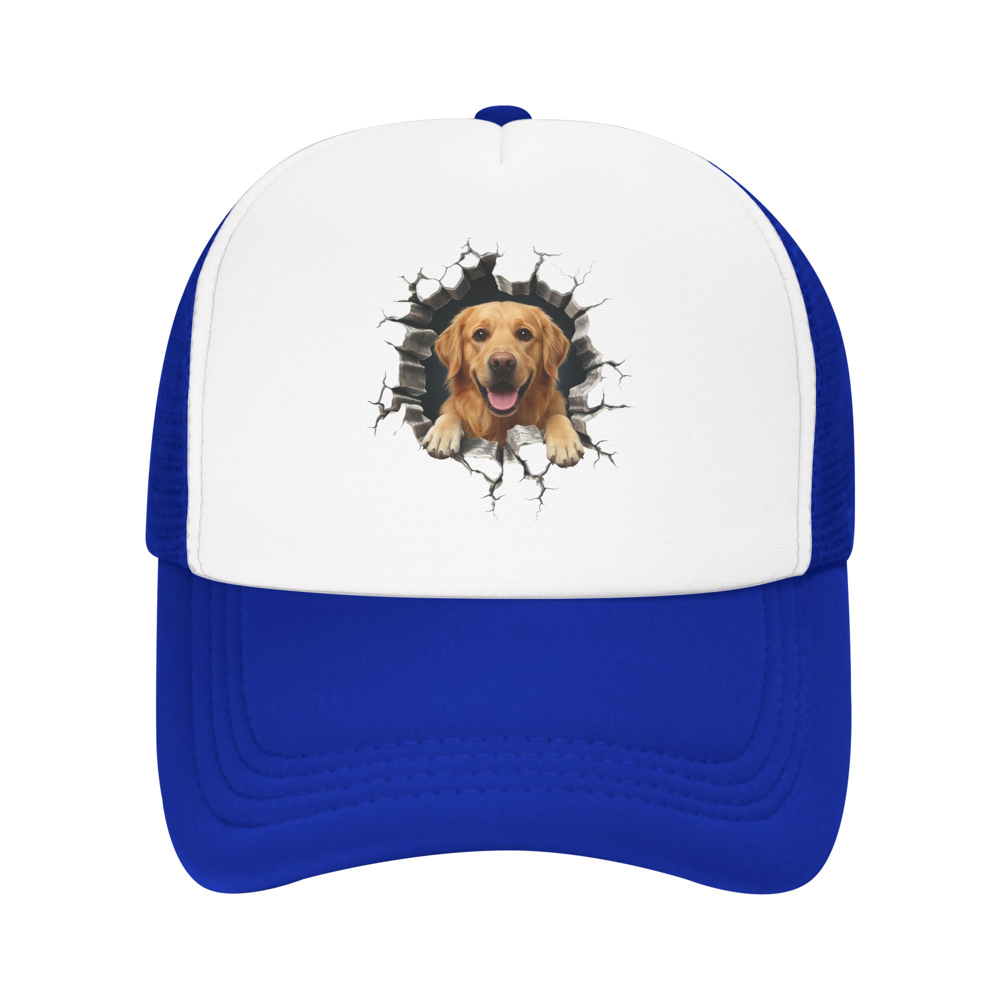 Breaking Through Golden Retrie - Trucker Hat Cap recension och pris