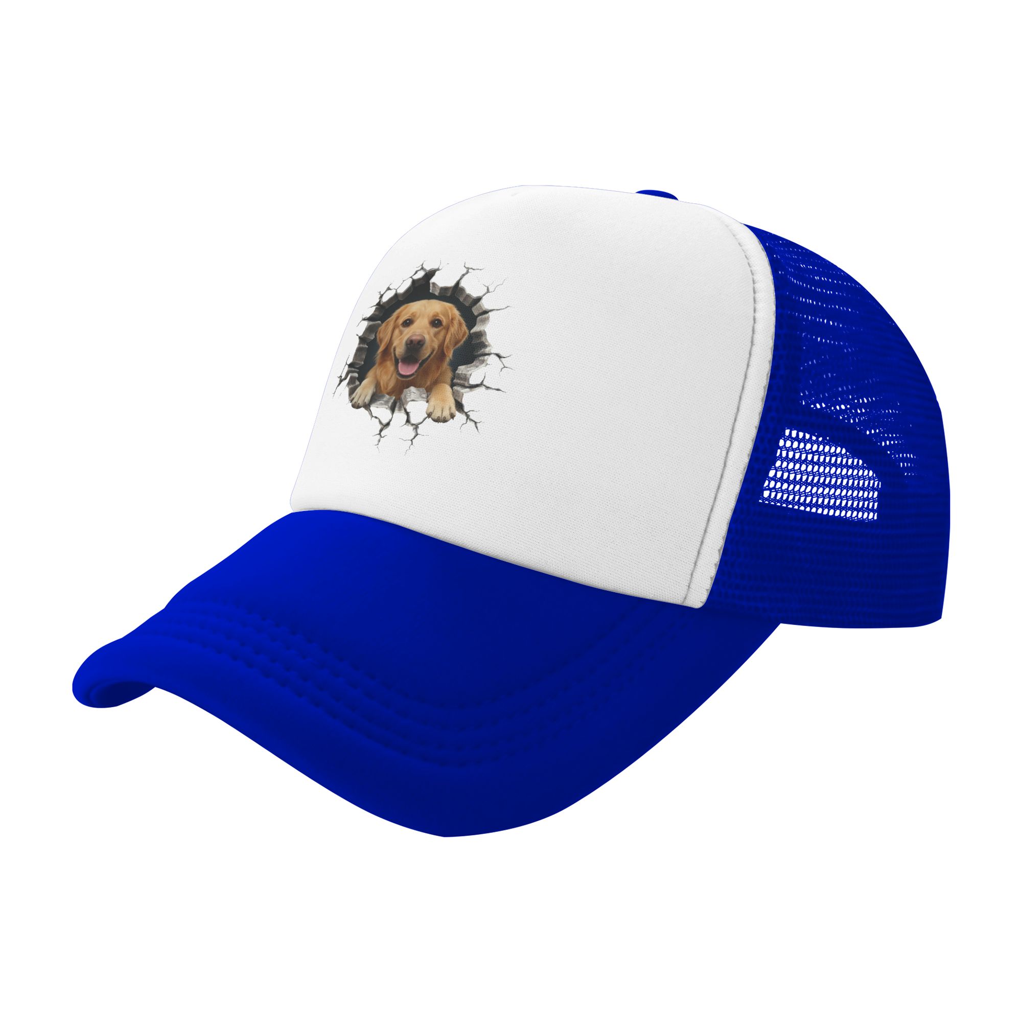 Breaking Through Golden Retrie - Trucker Hat Cap recension och pris