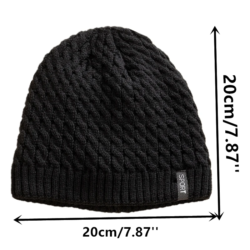 Unisex Sports Label Knitted Ha - Men'S Fashion Labels recension och pris