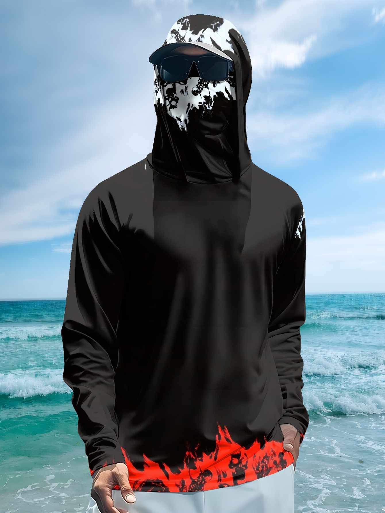 Men Hood Fishing Shirt long sl - Men'S Fashion Trends recension och pris