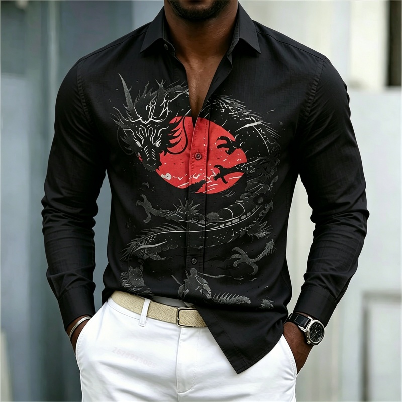 2026 New Men's Shirt White Bla - Men'S Fashion recension och pris