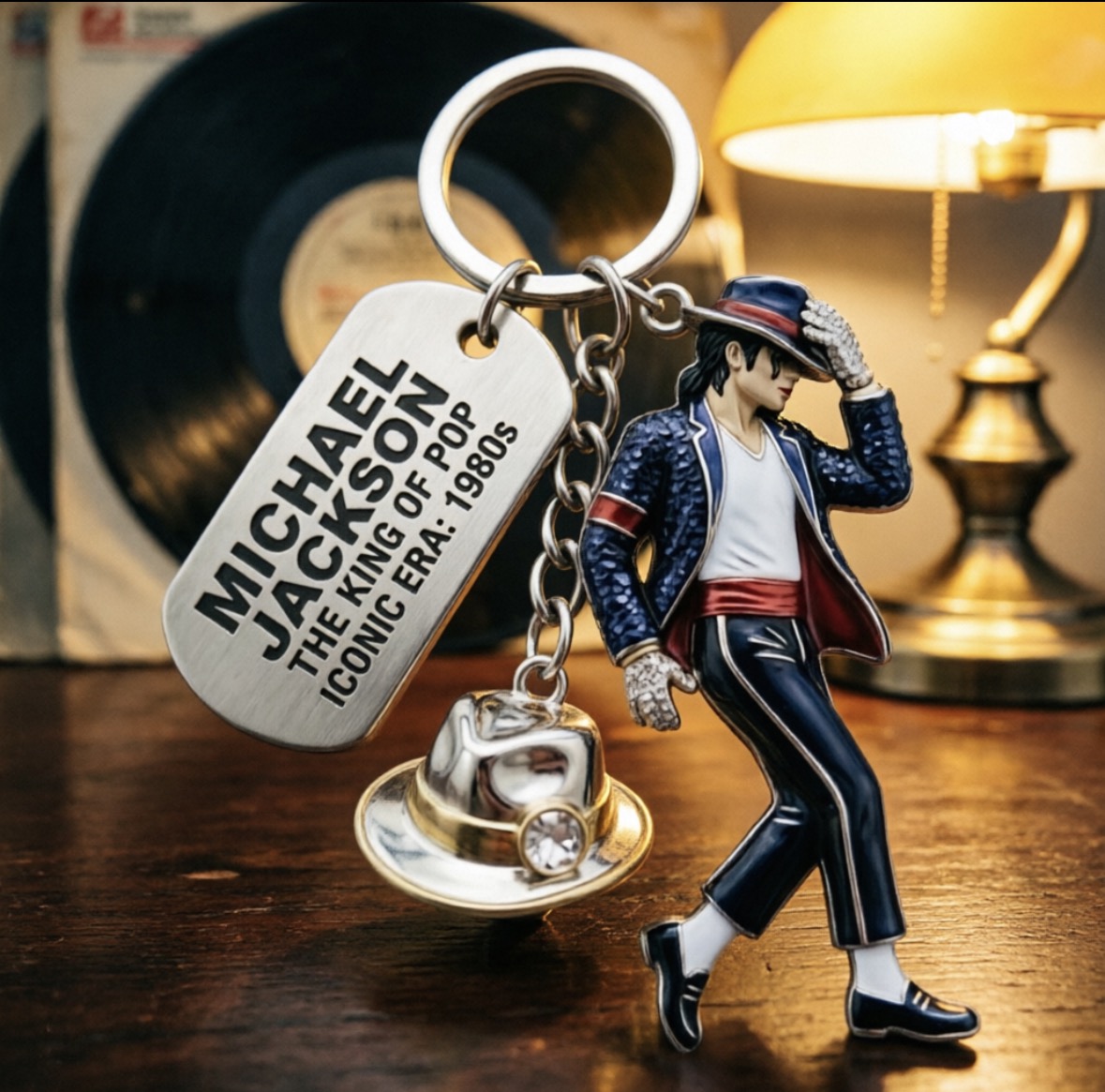 Michael Jackson Keychain, Clas - Men Fashion King recension och pris
