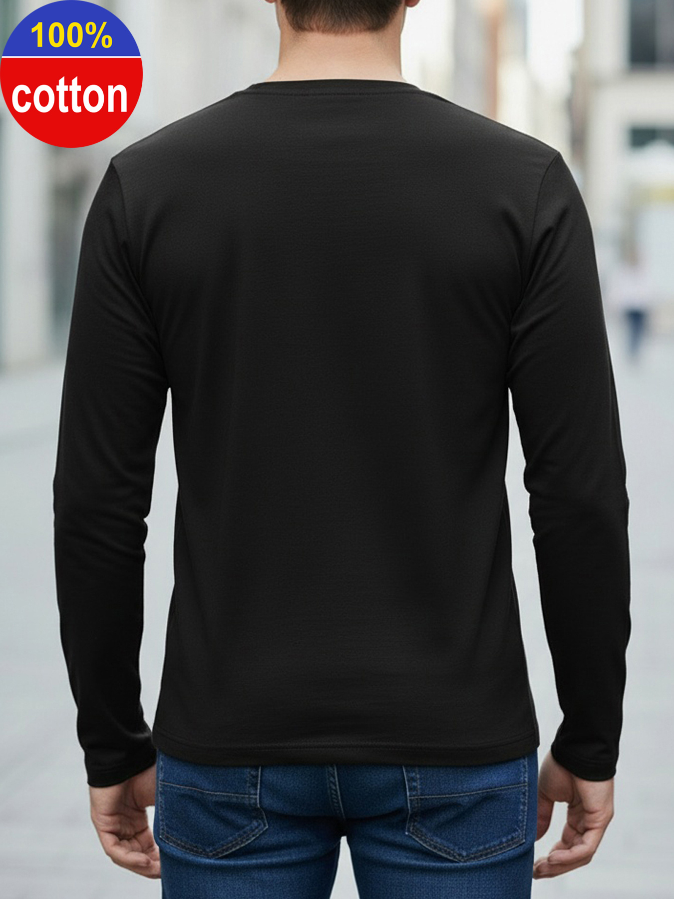 100% Pure Cotton Men's Long Sl - Men'S Fashion Trends recension och pris