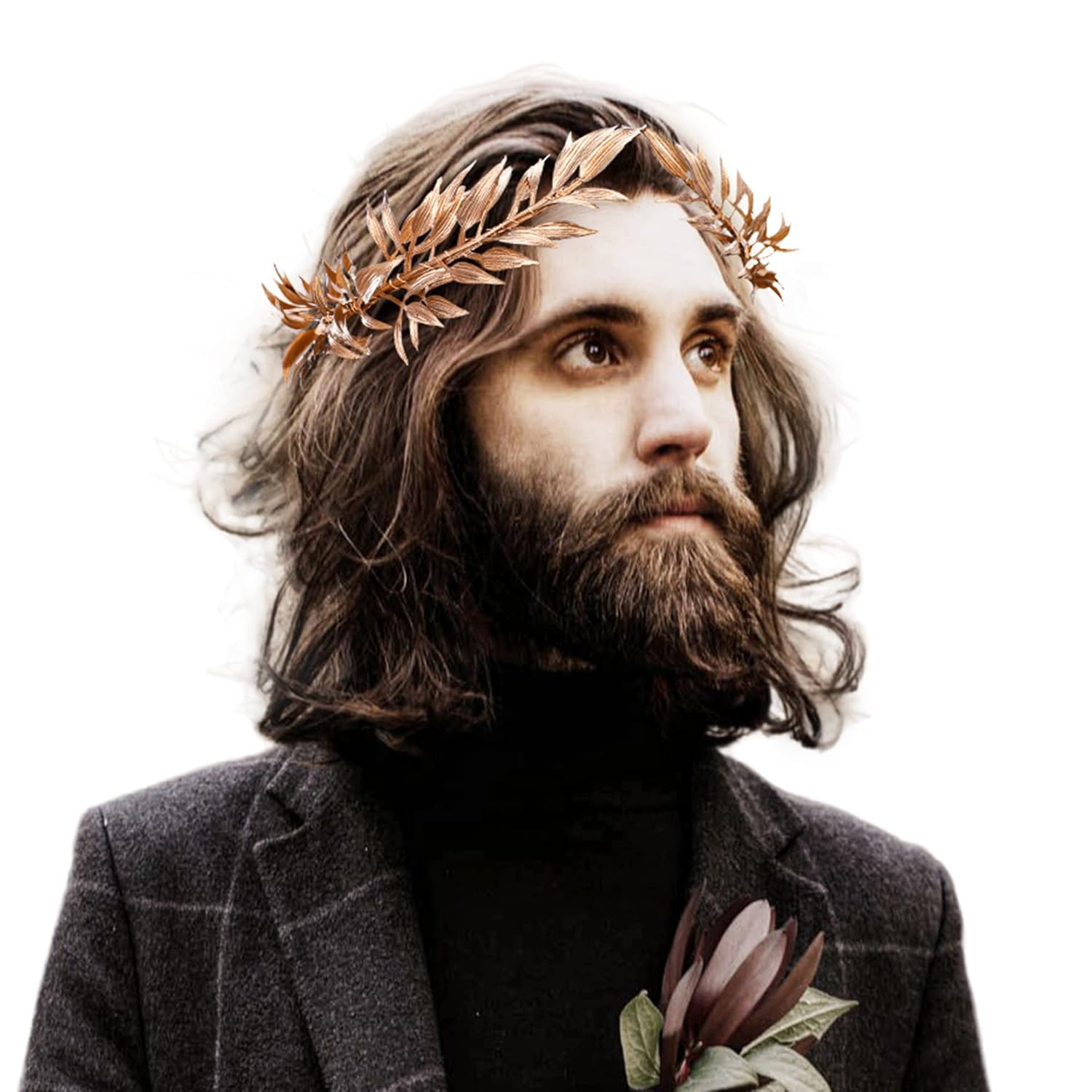 Woodland Leaf Crown Medieval L - Men Fashion King recension och pris