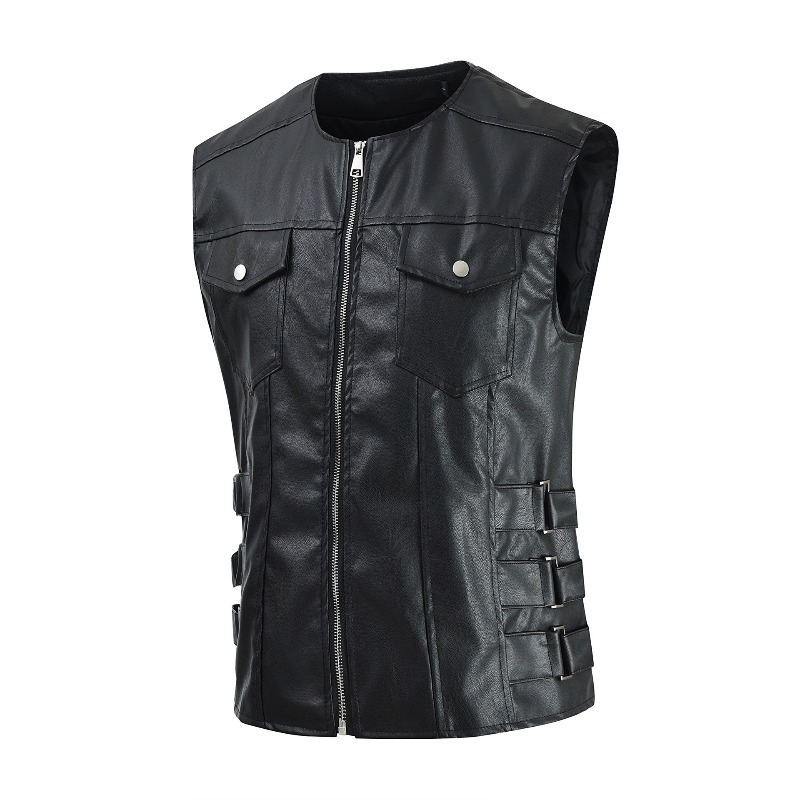 Spring and Autumn Koreanstyle  - Men'S Fashion Leather Jacket recension och pris