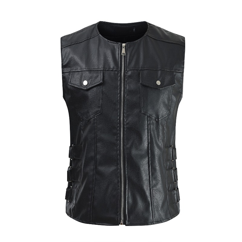 Spring and Autumn Koreanstyle  - Men'S Fashion Leather Jacket recension och pris
