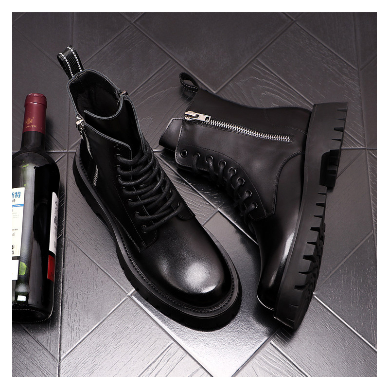 Men Luxury Fashion Genuine Lea - Men'S Fashion Brand recension och pris
