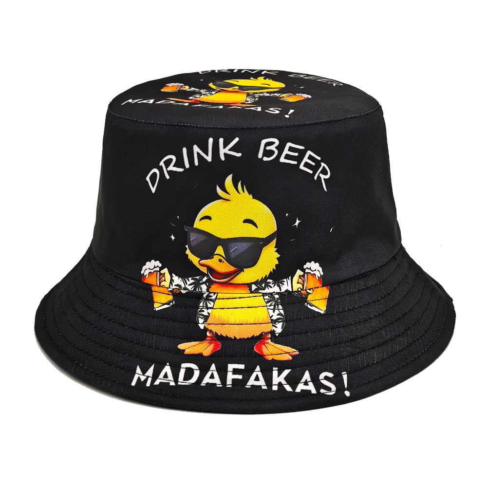 Funny Duck Print Panama Summer - Mens Fashion Bucket Hat recension och pris