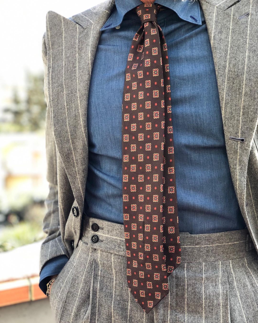 Men Suit Stripe 2 Pieces Singl - Mens Fashion Trajes recension och pris
