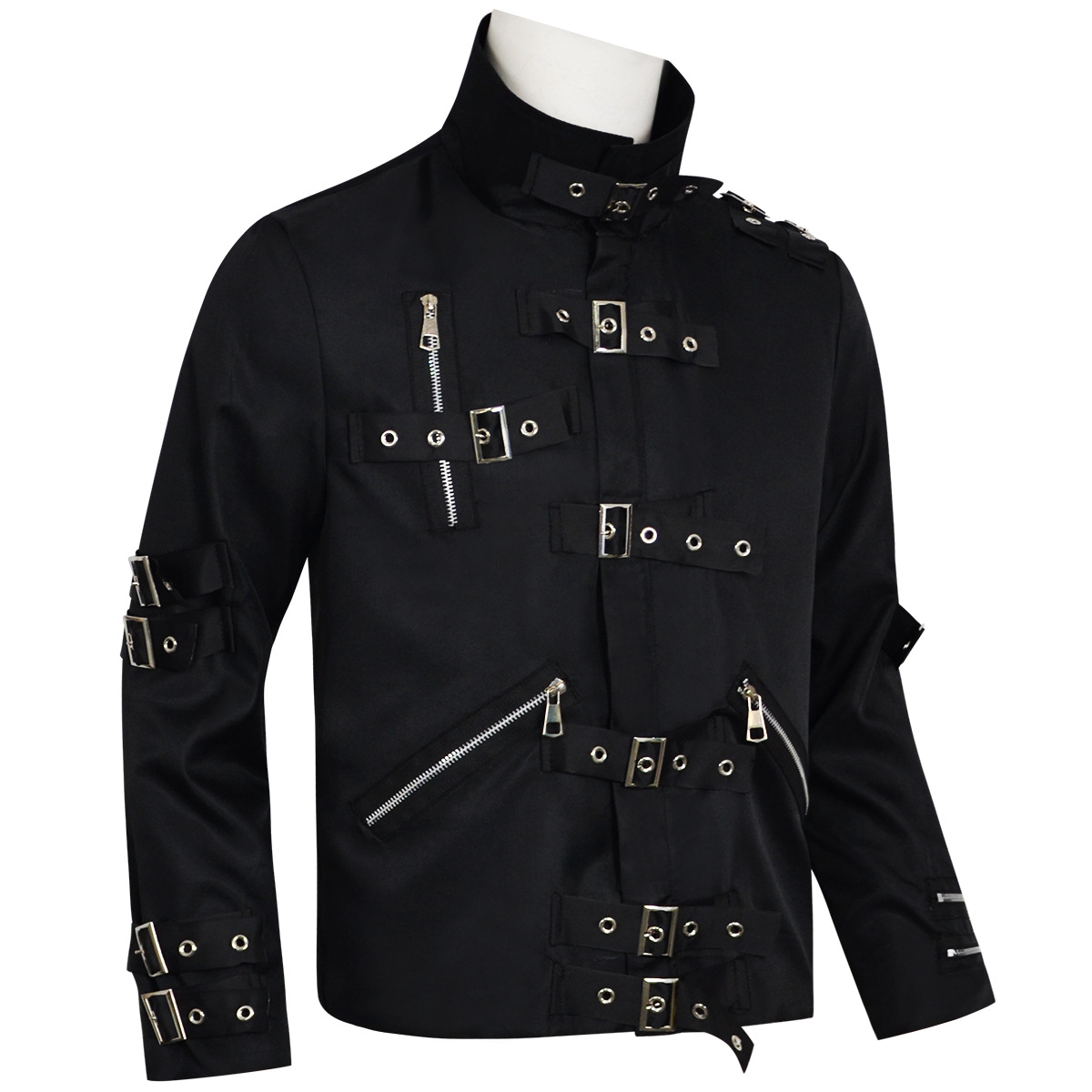 Punk Heavy Metal V8 Leather Ja - Men'S Fashion Leather Jacket recension och pris