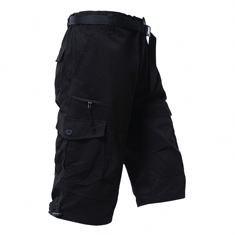 Men's Cotton 3/4 Pants Loose P - Mens Fashion Cargo Pants recension och pris