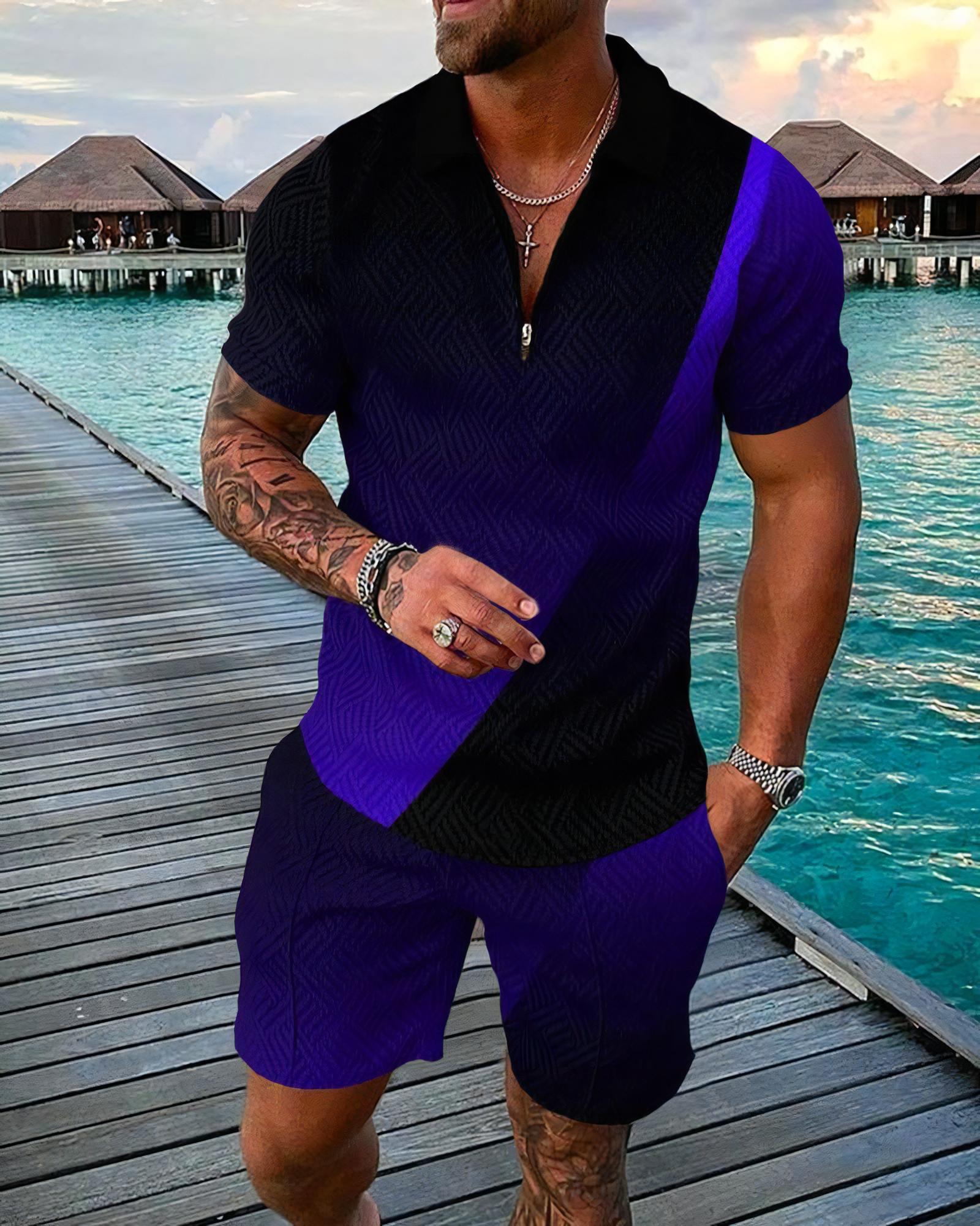 Funny 3D Printed Men's 2 Piece - Men'S Fashion Polo Shirt recension och pris