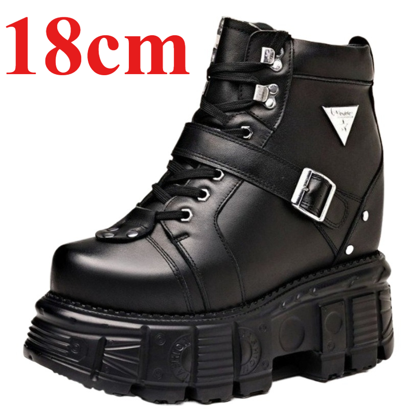 Genuine Leather Motorcycle Boo - Fashion Men'S Boots recension och pris