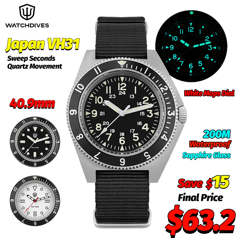 Watchdives WD1972 Quartz Watch - Mens Fashion Watch recension och pris