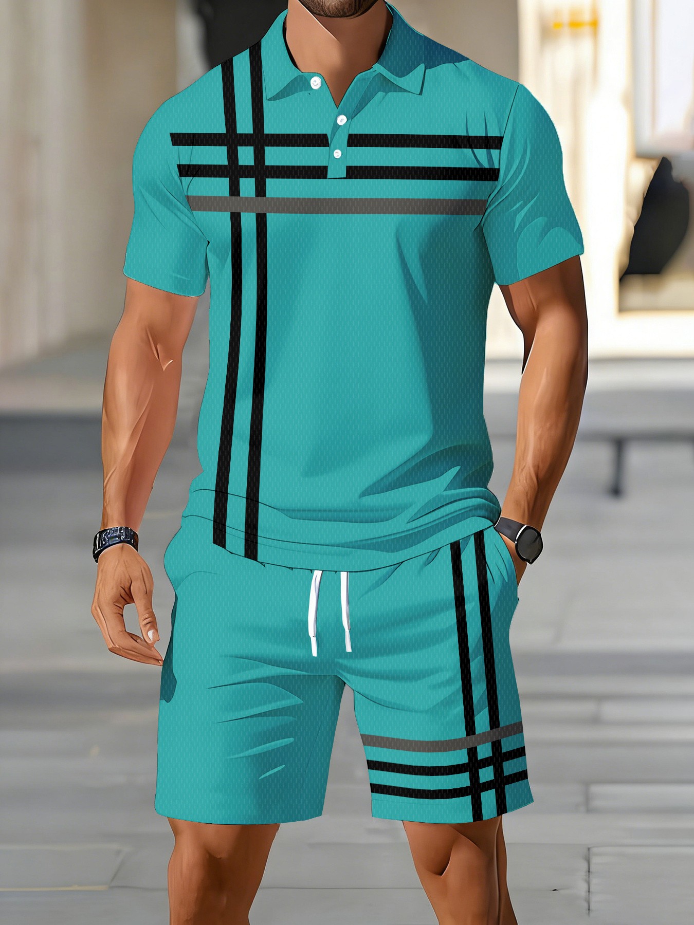 2026 Summer American Men's Pol - Men'S Fashion Polo Shirt recension och pris