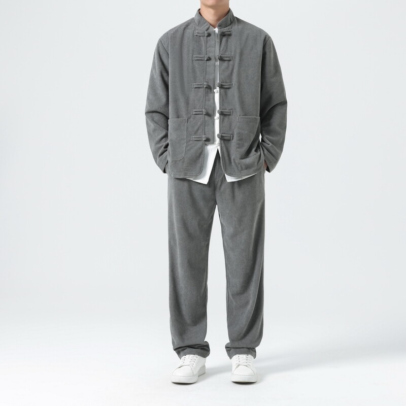 Men Corduroy Sets Men Tang Sui - Corduroy Jacket Men recension och pris
