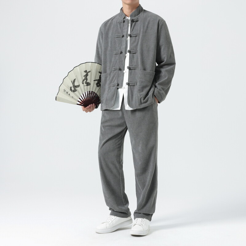 Men Corduroy Sets Men Tang Sui - Corduroy Jacket Men recension och pris