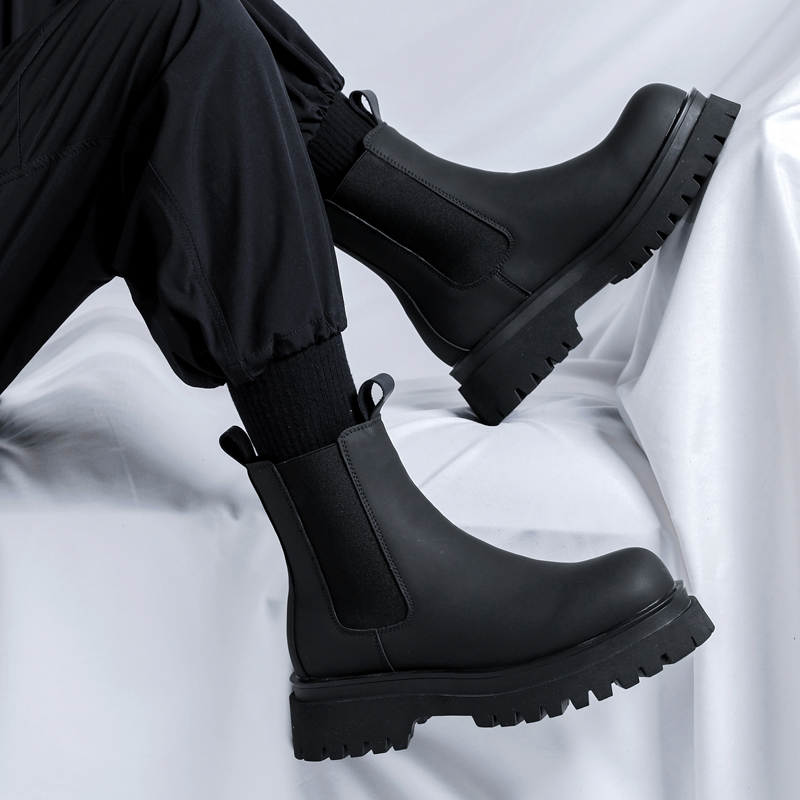 2026 Platform Black High Top B - Fashion Men'S Boots recension och pris